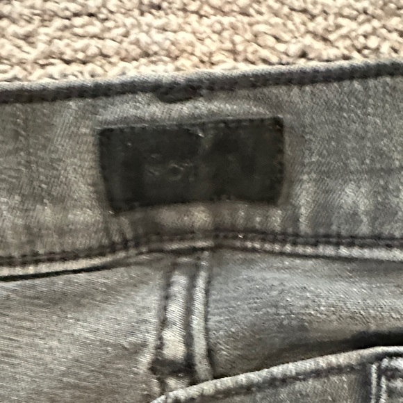 MOTHER Women's High-Rise Black Washed Frayed Hem Flare Jeans - Picture 3 of 4